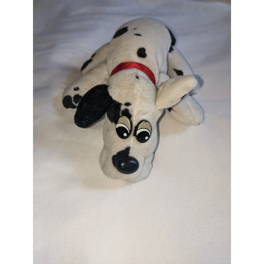 Pound Puppy Plush Tonka White Black Spots Mini 7 Inches Dog